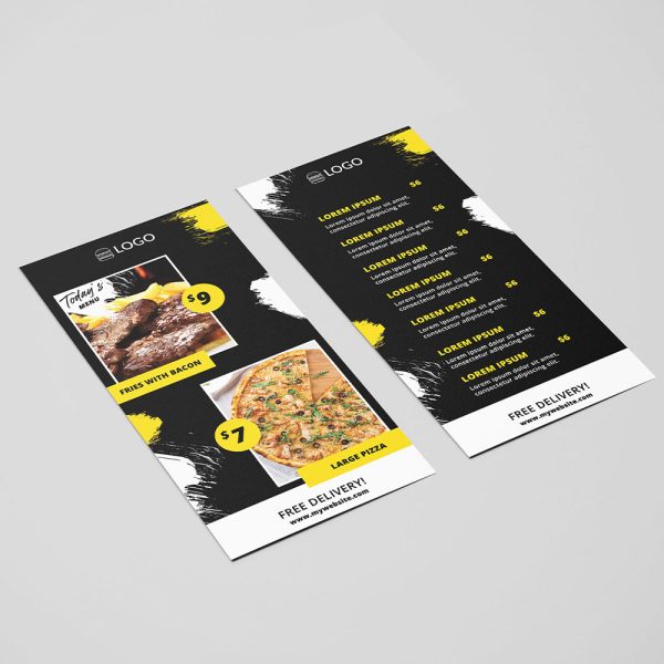 Flyere 1/3 din A4 (9,9  x 21 cm)